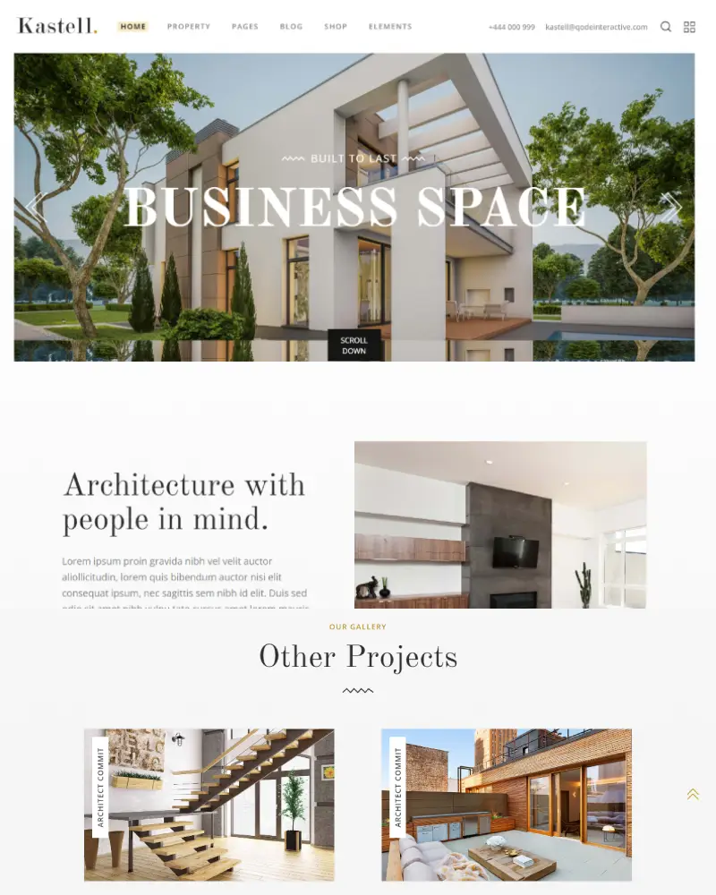 Kastell - Theme for Single Properties and Apartments