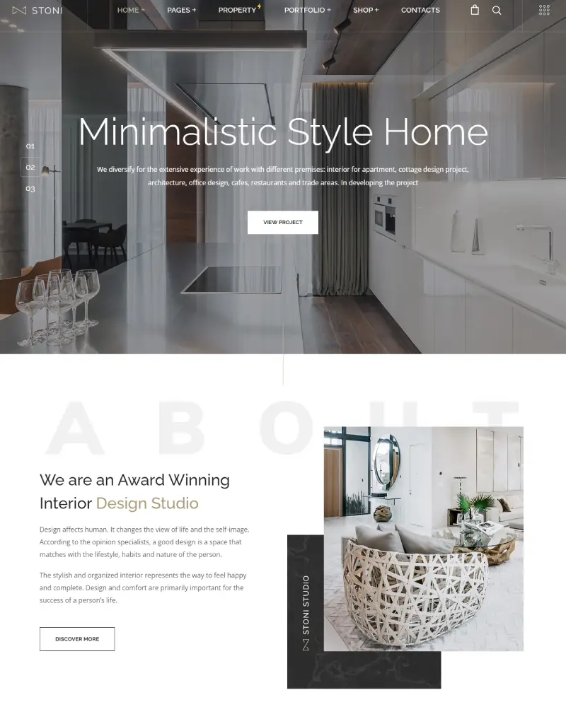 Stoni - Architecture Agency WordPress Theme