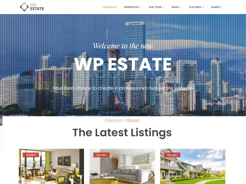 WpEstate Real Estate WordPress Theme WpEstate Real Estate WordPress Theme