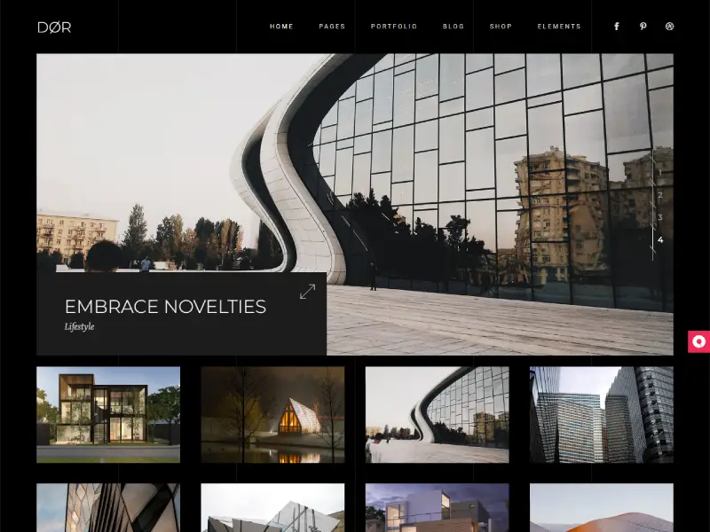 Dør - Modern Architecture and Interior Design Theme DOR