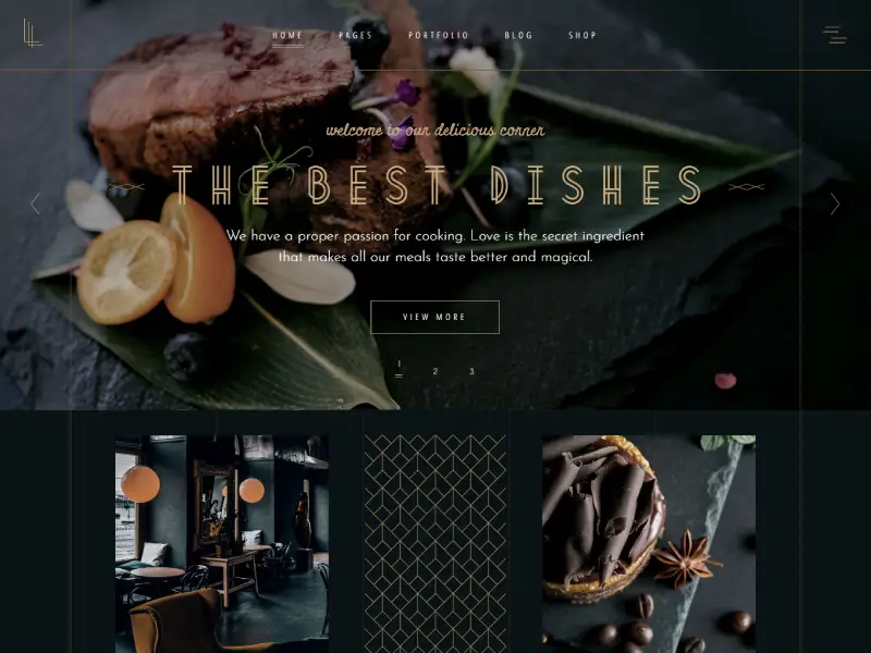 Laurent - Elegant Restaurant Theme Lakucent