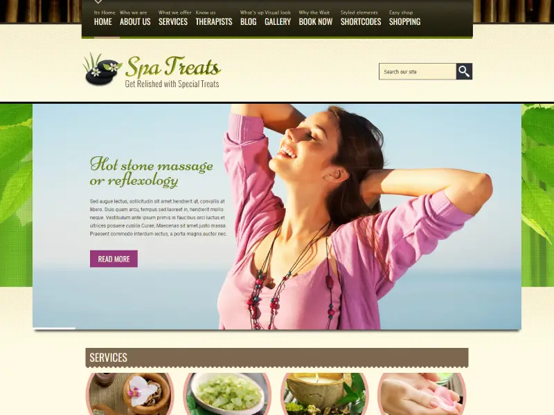 Spa Treats - Wellness WordPress Spa Treats