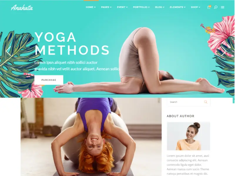 Anahata - Yoga, Fitness and Lifestyle Theme Yoga method