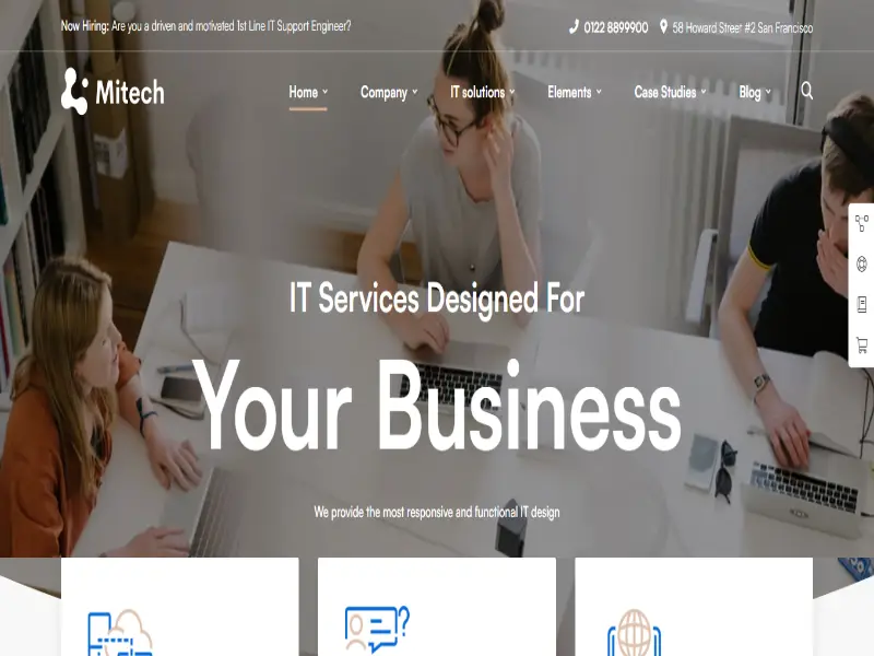 Mitech - Technology IT Solutions & Services WordPress Theme Saasland - Saas, Startup, Technology & IT Solutions WordPress Theme