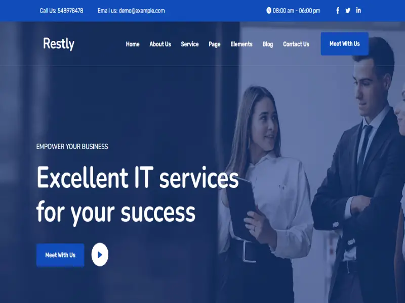 Restly - IT Solutions & Technology WordPress Theme Restly - IT Solutions & Technology WordPress Theme