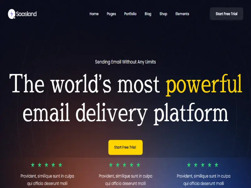 Saasland - Saas, Startup, Technology & IT Solutions WordPress Theme Saasland - Saas, Startup, Technology & IT Solutions WordPress Theme