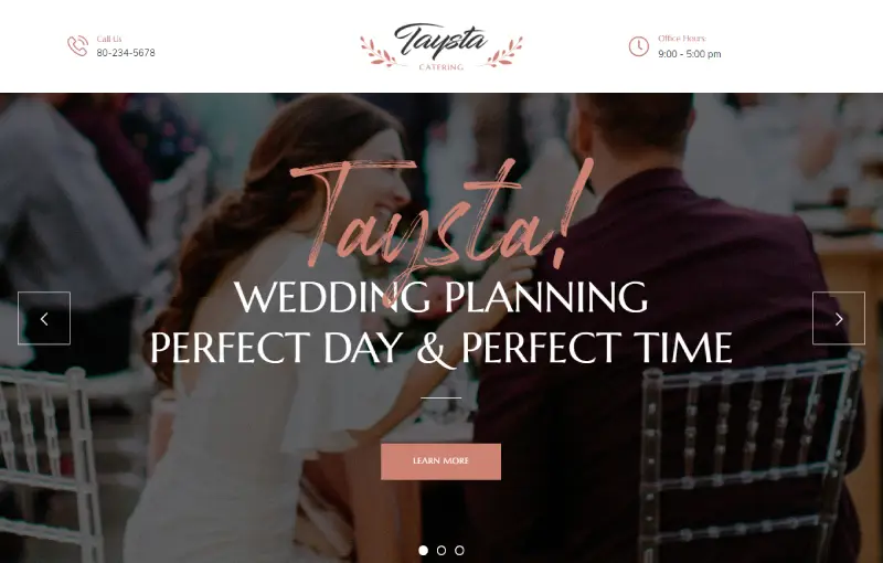 Taysta - Wedding Event Planning WordPress Theme Taysta - Wedding Event Planning WordPress Theme