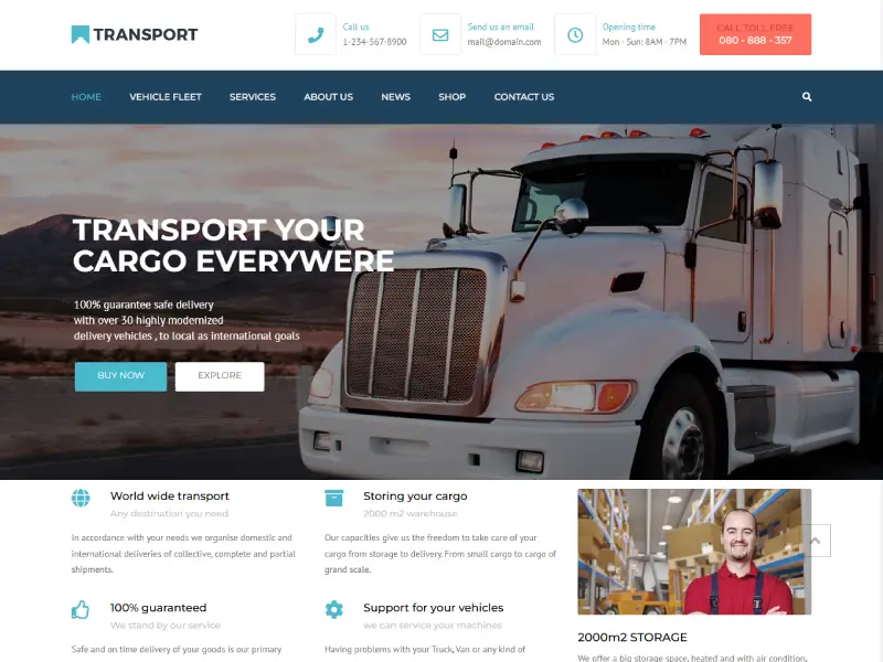 Transport - WP Transportation & Logistic Theme Transport - WP Transportation & Logistic Theme