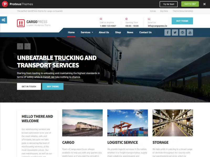 CargoPress — WordPress Theme for Logistics, Warehouse, and Transport Websites CargoPress — WordPress Theme for Logistics, Warehouse, and Transport Websites